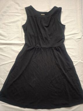 ExOfficio Black Sleeveless Mini Dress